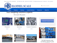 Tablet Screenshot of hammelscale.com